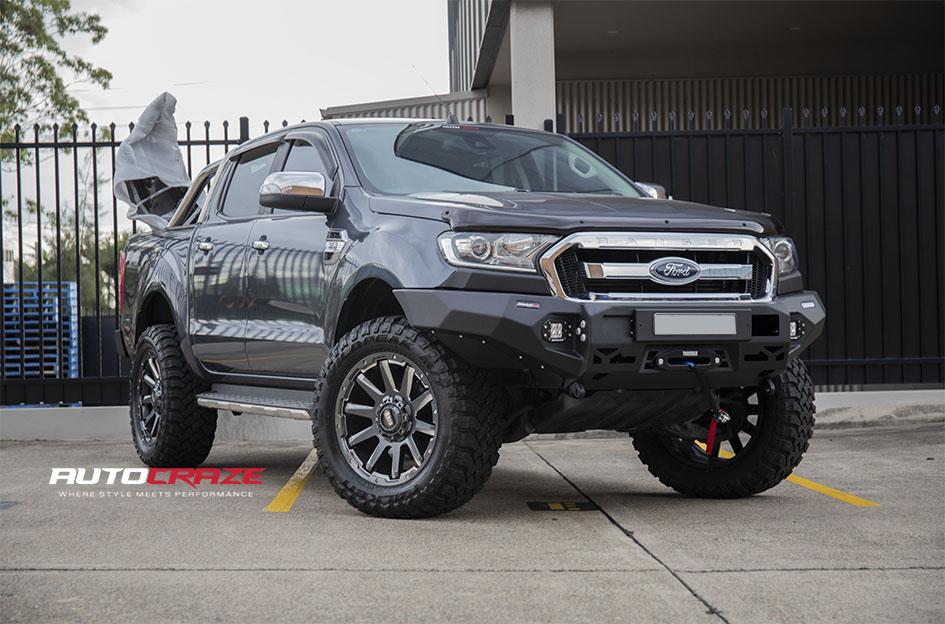 FORD RANGER GD05 MATTE BLACK MILLED ACCENTS